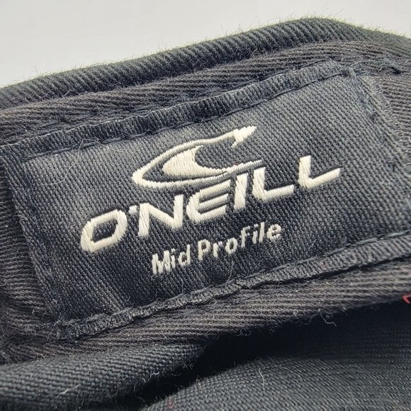 Oneill Collin Adults Unisex Black Hat Mid Profile Adjustable Streetwear - Picture 8 of 10